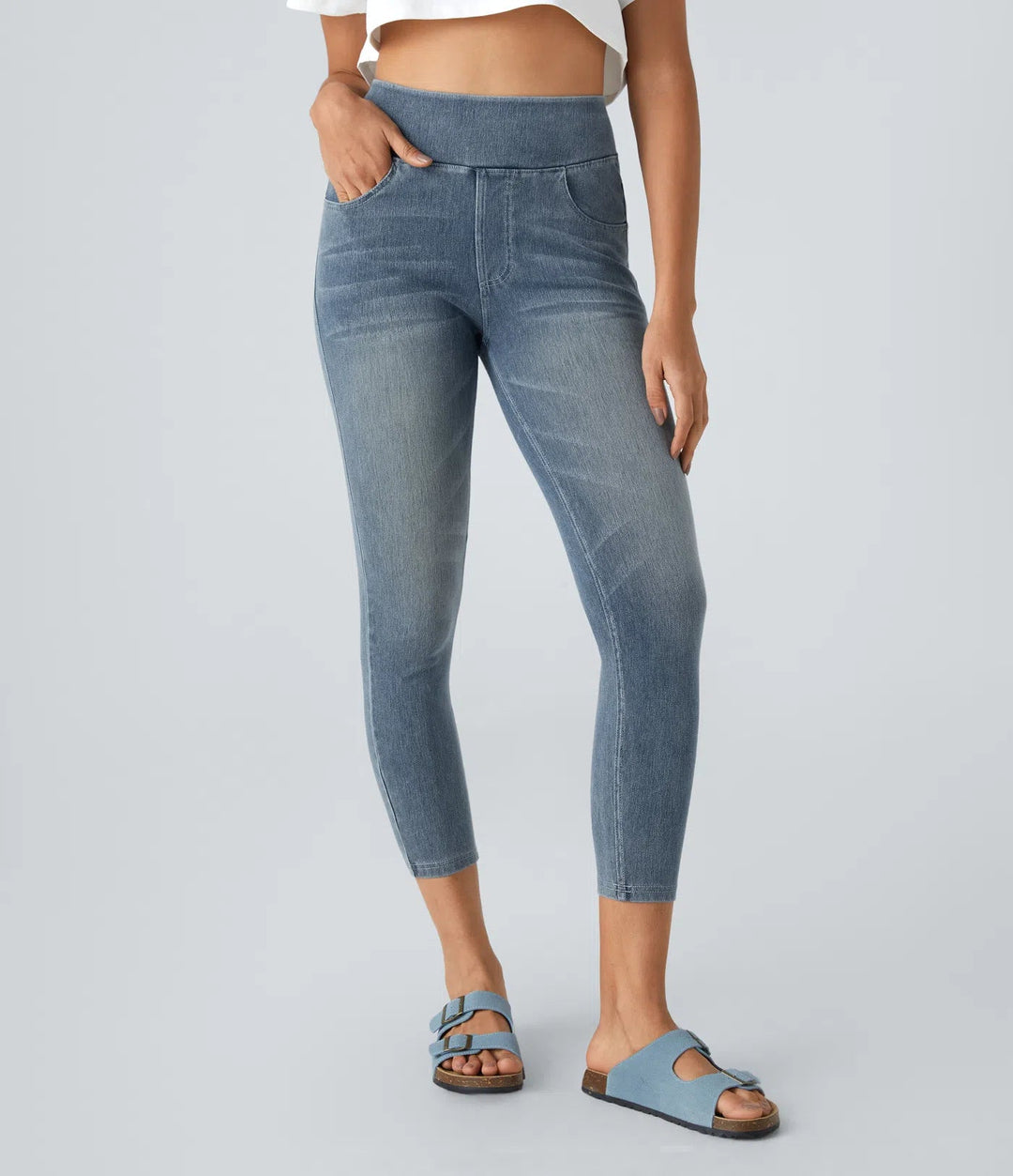 Mariola™ Jeans – Komfort und Stil vereint in einer modernen 7/8-Leggings MOKKAKAI