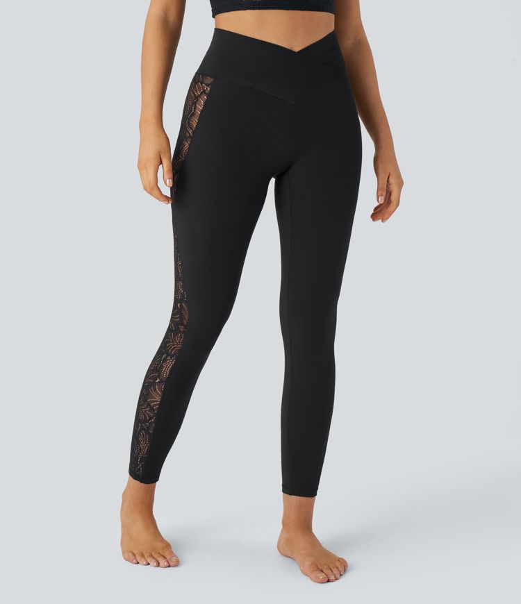 Sofia Aura™ – Figurformende Cross-Waist Leggings mit Stil & Komfort MOKKAKAI