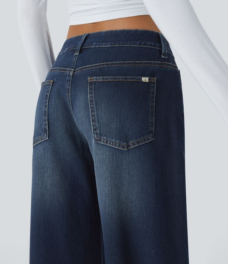 Giorgina Flex™ – Baggy Jeans mit tiefer Taille & lockerem Schnitt MOKKAKAI