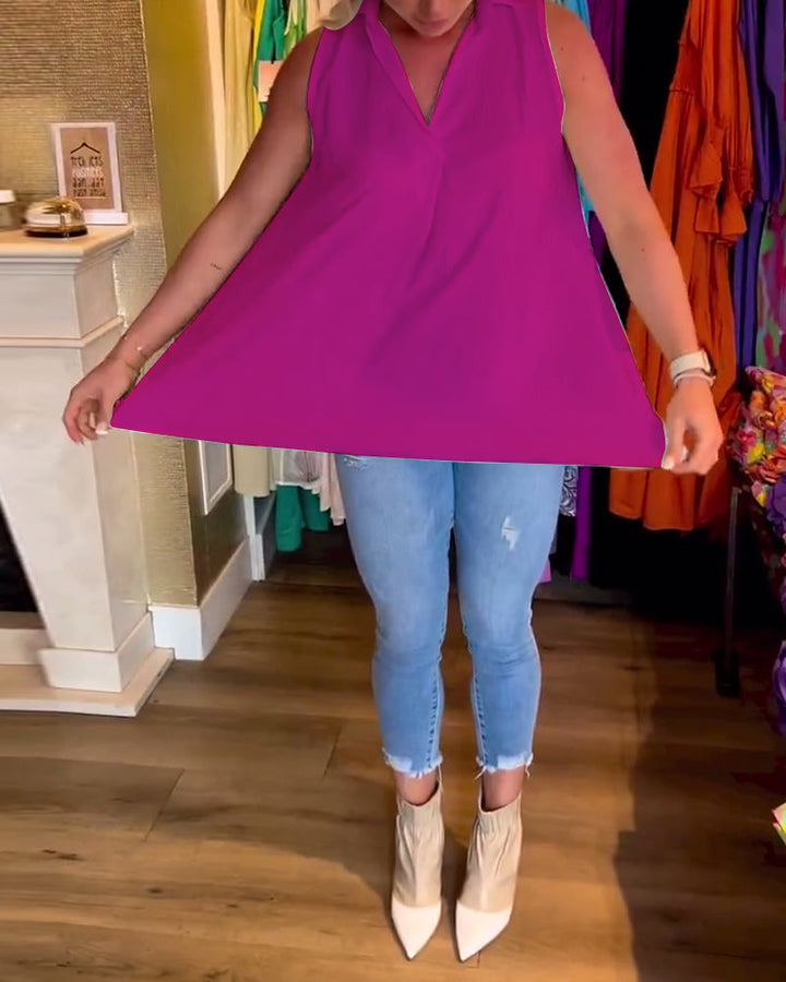 Debby™ | Ärmelloses Top MOKKAKAI