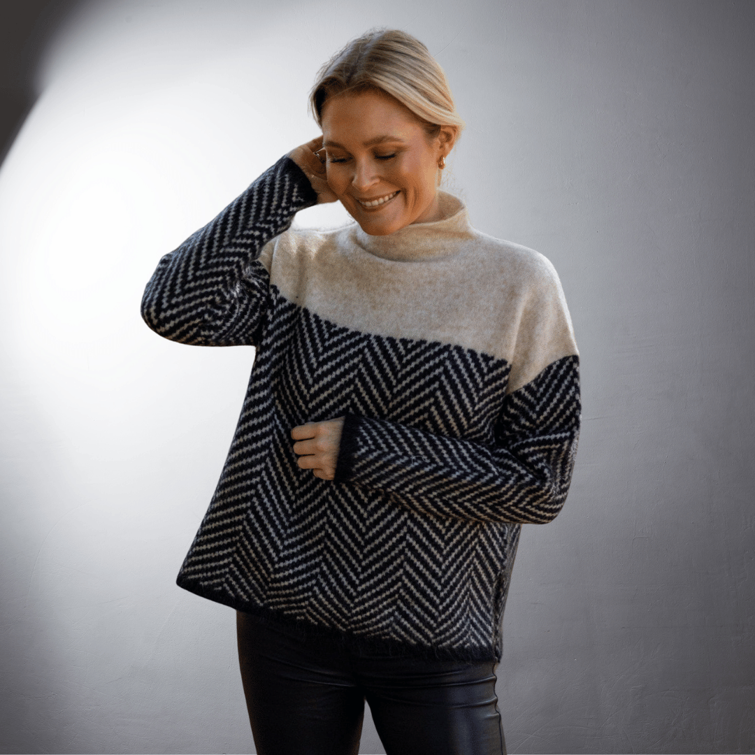 Ebba | Nachhaltiger Rollkragenpullover aus Baumwolle MOKKAKAI