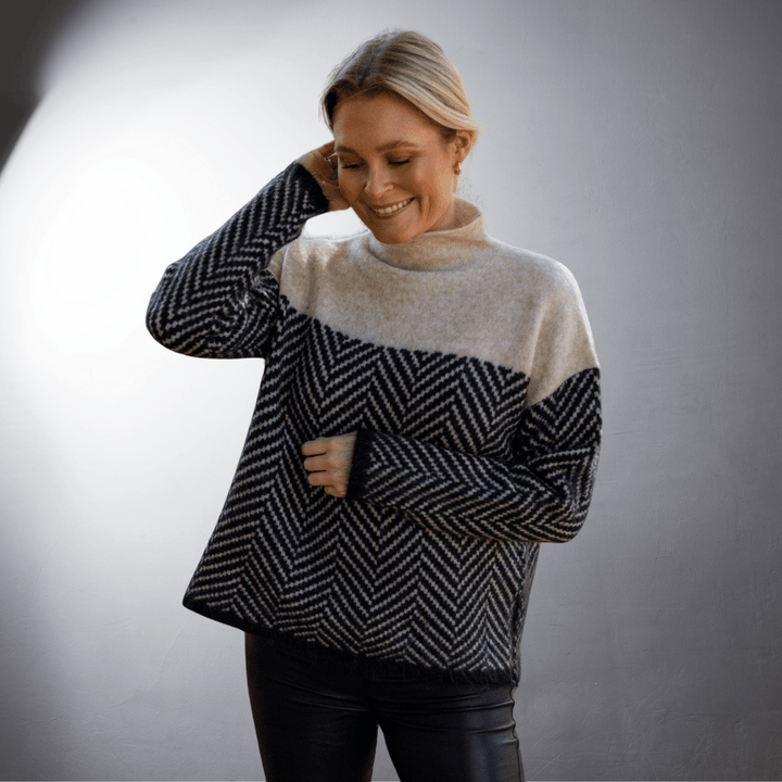 Ebba | Nachhaltiger Rollkragenpullover aus Baumwolle MOKKAKAI