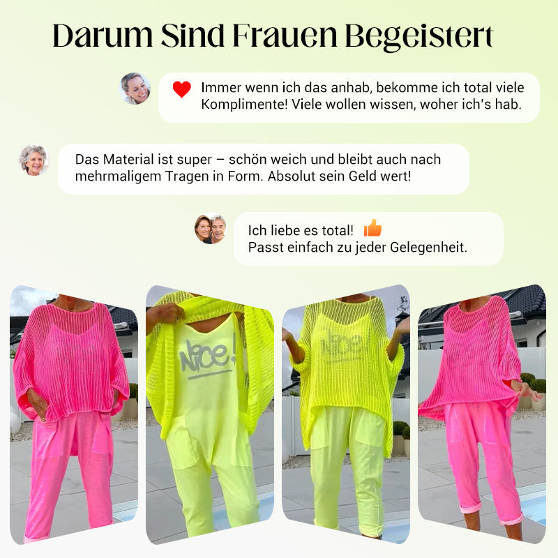 🌸Damen-Jumpsuit mit Buchstabendruck + hohler Kittel-Freizeitanzug MOKKAKAI