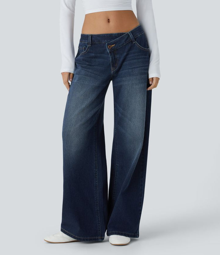 Giorgina Flex™ – Baggy Jeans mit tiefer Taille & lockerem Schnitt MOKKAKAI