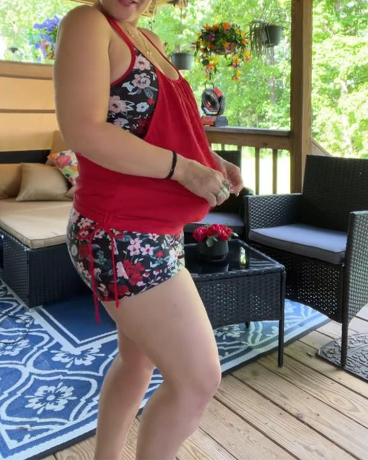 Badeanzug Bedruckt Träger Boxer MOKKAKAI