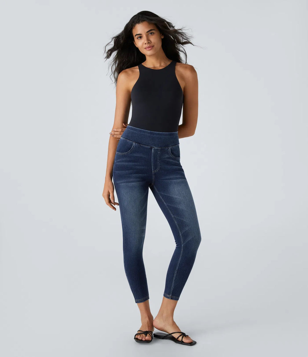 Mariola™ Jeans – Komfort und Stil vereint in einer modernen 7/8-Leggings MOKKAKAI