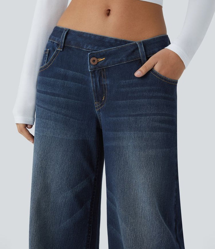 Giorgina Flex™ – Baggy Jeans mit tiefer Taille & lockerem Schnitt MOKKAKAI