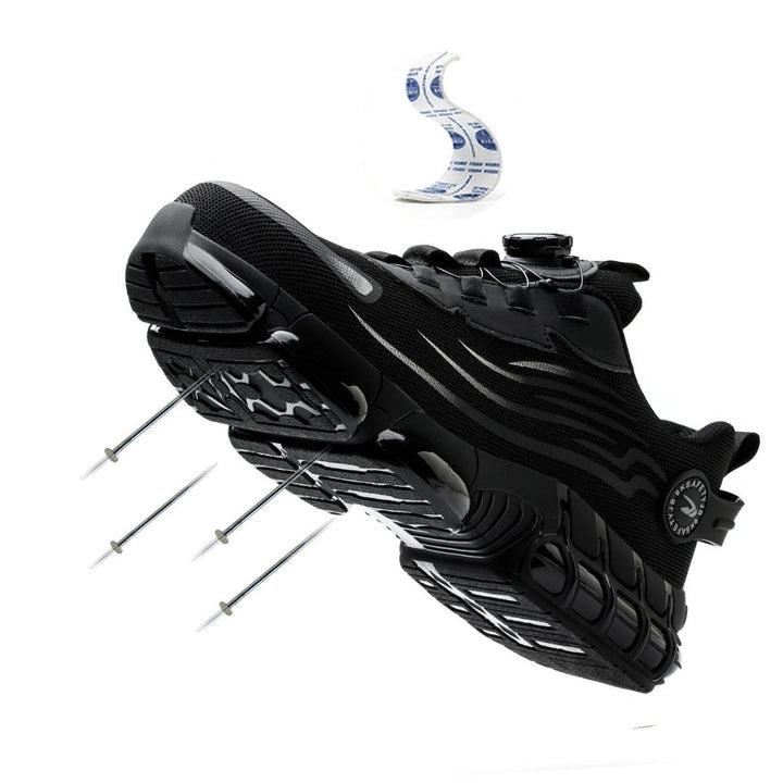 SteelfootSteg™ Ultraleichte, langlebige Schutzschuhe mit Stahlkappe und drehbarer Schnalle MOKKAKAI