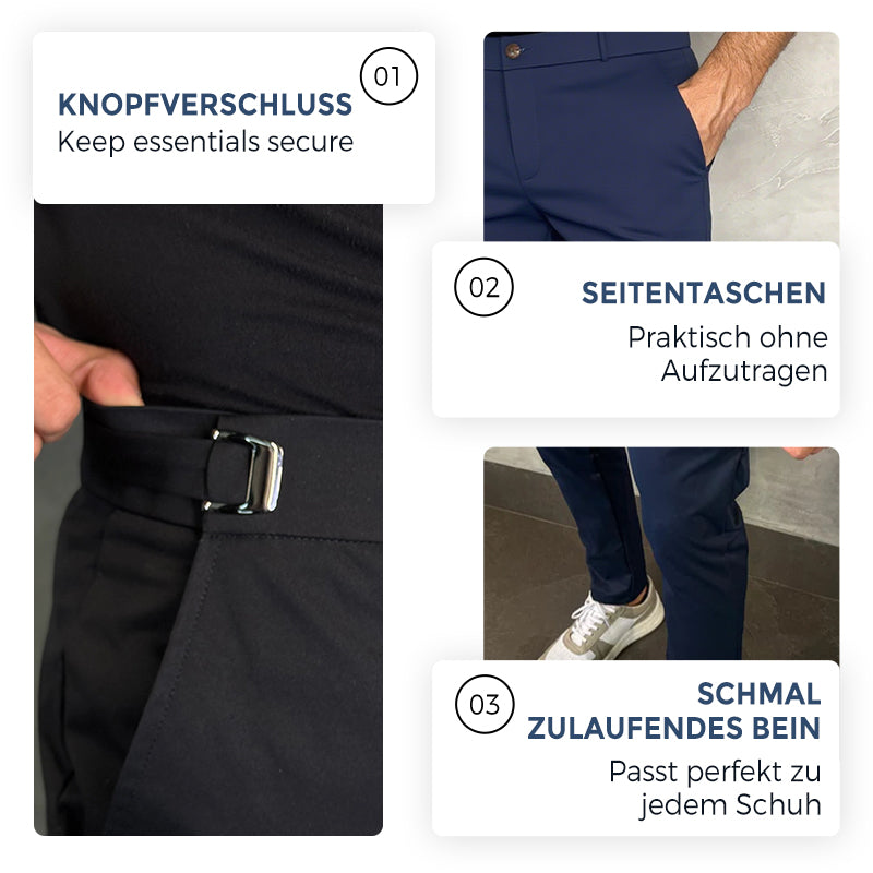 Stretchhose im Slim Fit für Herren MOKKAKAI