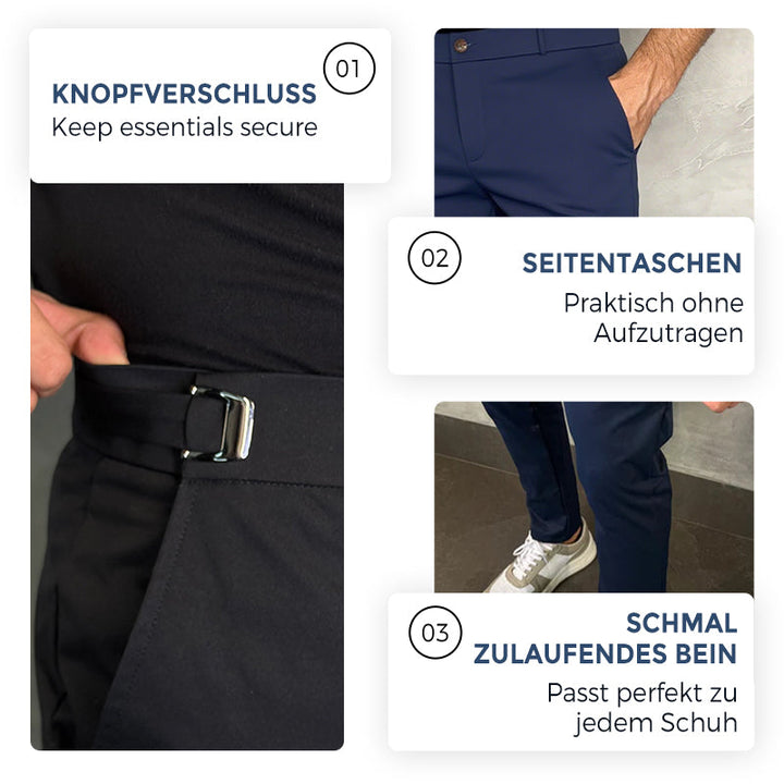Stretchhose im Slim Fit für Herren MOKKAKAI