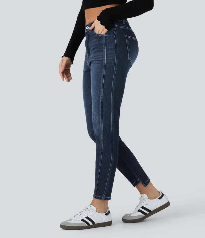 Sara™ – D’lässigi und bequemi Skinny Jeans MOKKAKAI