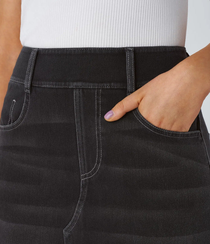 Allegra Blu™ – Midi-Jeansrock mit Charme & Komfort MOKKAKAI