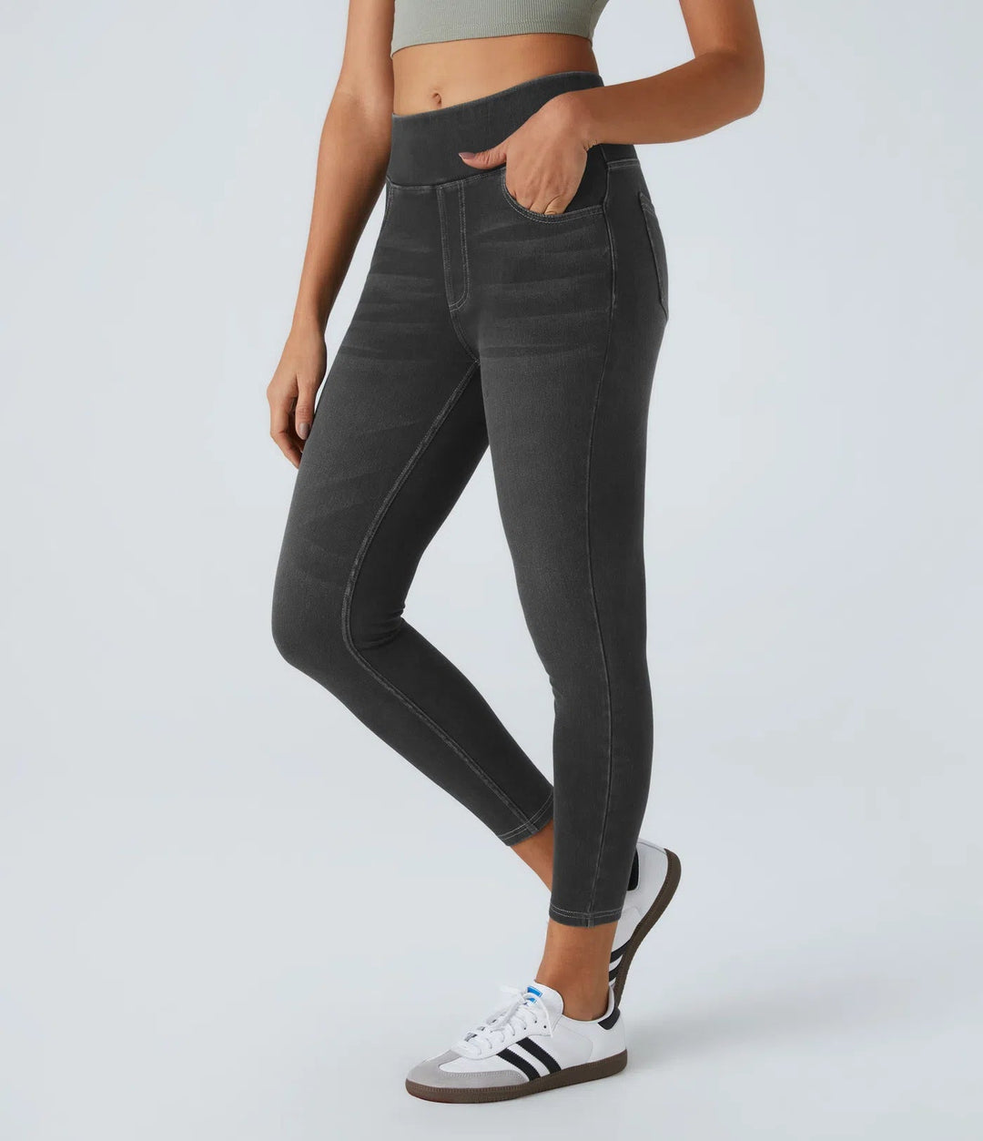 Mariola™ Jeans – Komfort und Stil vereint in einer modernen 7/8-Leggings MOKKAKAI