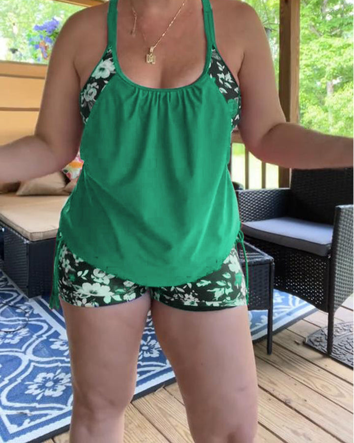 Badeanzug Bedruckt Träger Boxer MOKKAKAI