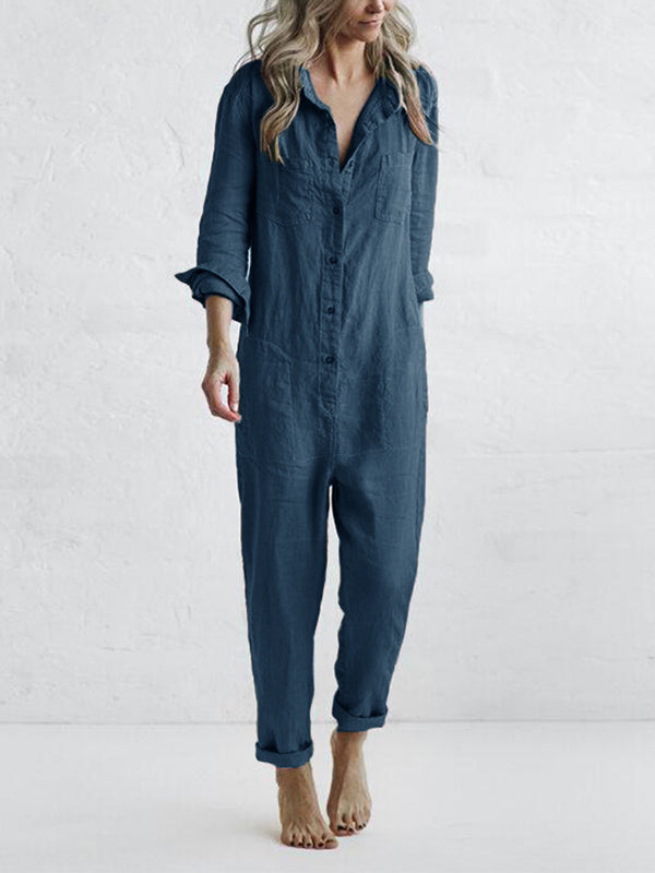 Sydney™ | Langärmeliger Jumpsuit MOKKAKAI