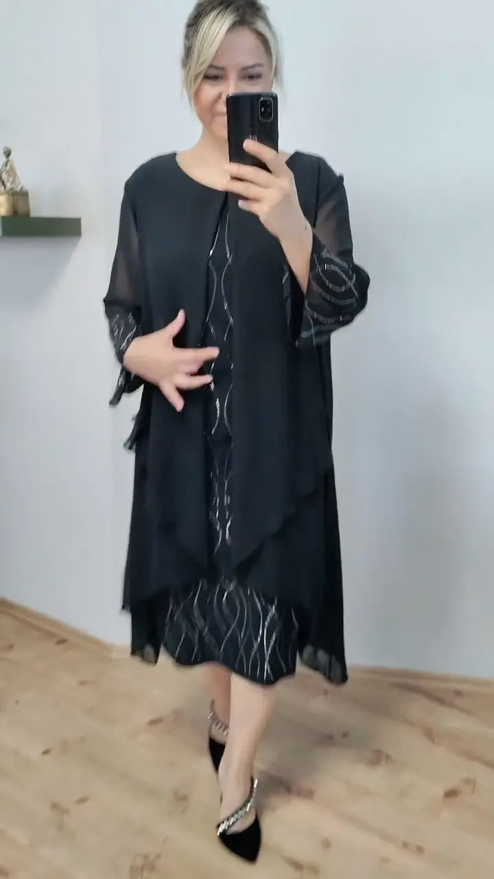 Modisches Chiffonkleid MOKKAKAI