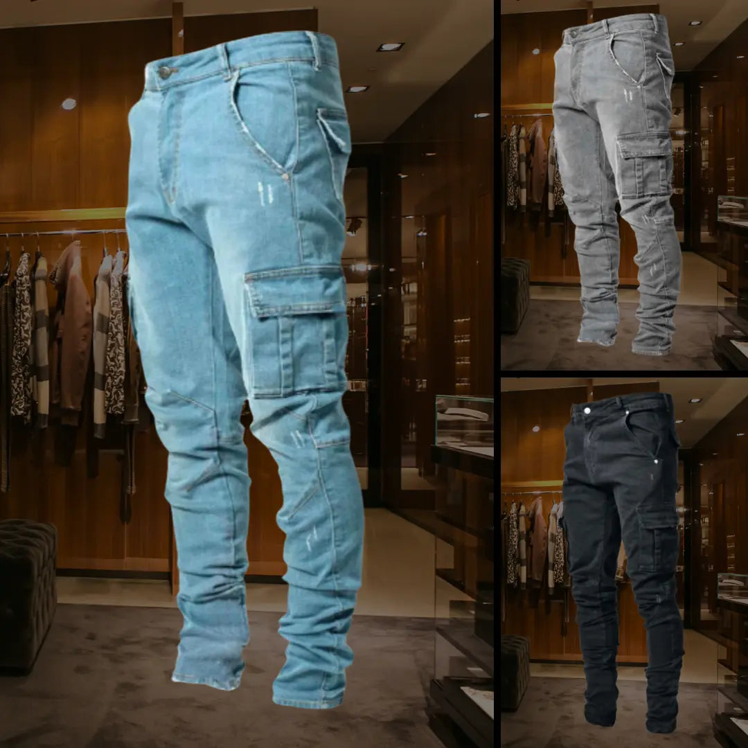 🧵 Jaxon™ – Stretch-Jeans für Herren MOKKAKAI