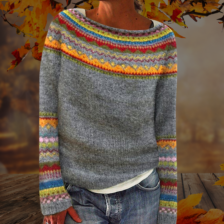 Kirra - Retro-Strickpullover für Damen MOKKAKAI