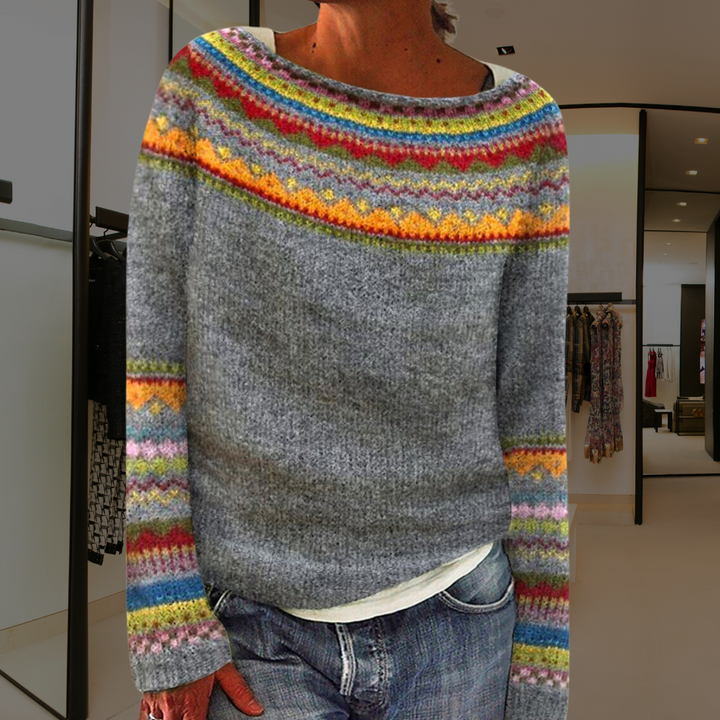 Kirra - Retro-Strickpullover für Damen MOKKAKAI