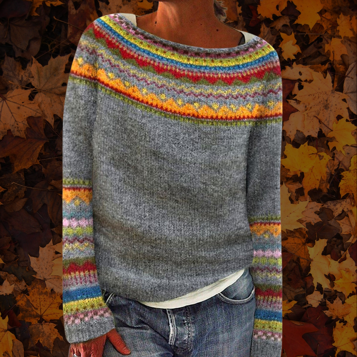 Kirra - Retro-Strickpullover für Damen MOKKAKAI