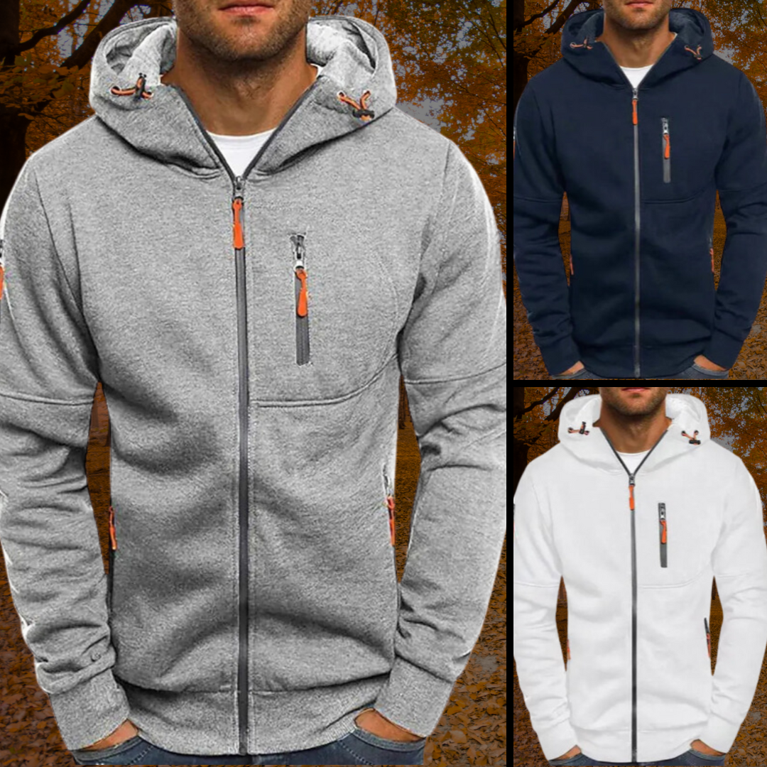 Oliver - Stilvolle Tech-Fleece-Jacke für Herren MOKKAKAI