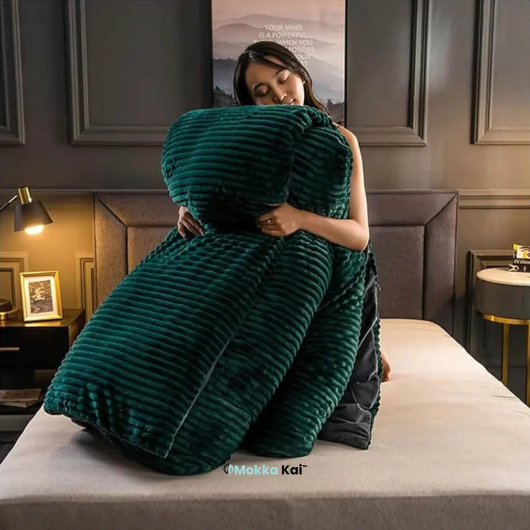 Fluwelene Fliis-Duvetanzug | Wickle dich i ultimative Wärmi und Komfort für kalti Winternächte MOKKAKAI