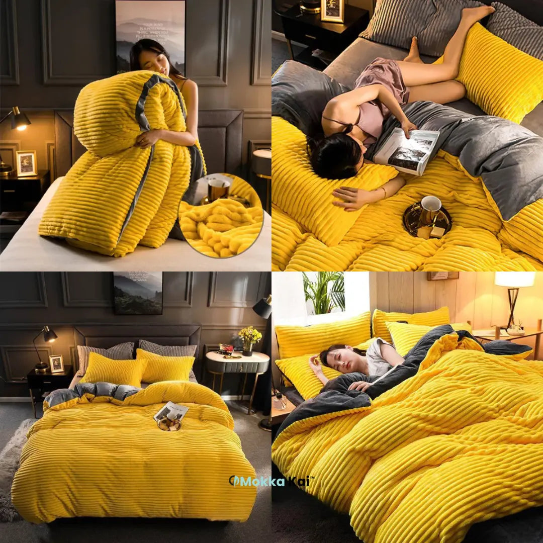 Fluwelene Fliis-Duvetanzug | Wickle dich i ultimative Wärmi und Komfort für kalti Winternächte MOKKAKAI