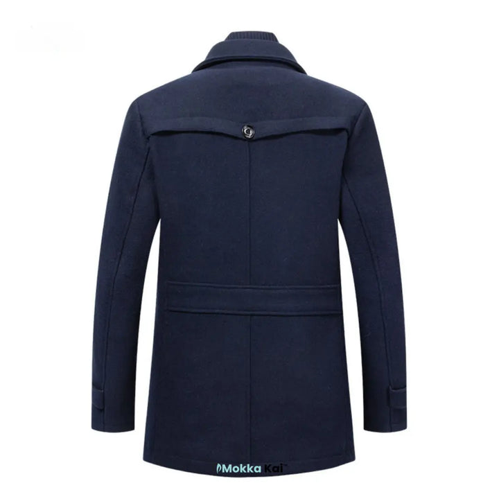 WoolGuard™ Peaky Blinders Wintermantel | Luxuriöser Trenchcoat mit Doppelkragen für Herren – Stilvoll & Warm für den Winter MOKKAKAI