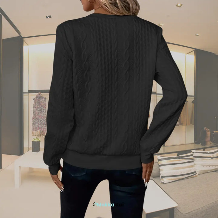 Florence™ Strick-Sweatshirt mit Reissverschluss | Eleganz & Komfort für jeden Tag MOKKAKAI