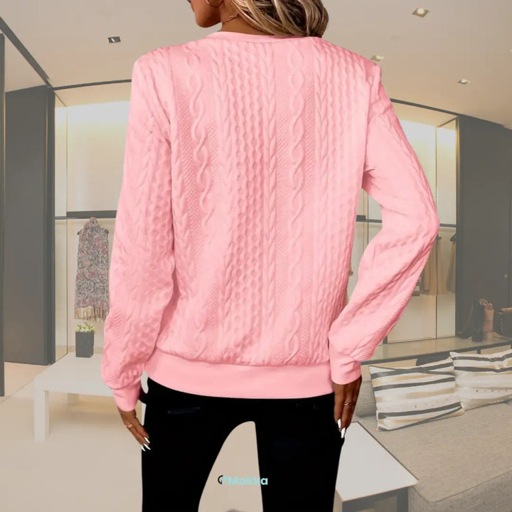 Florence™ Strick-Sweatshirt mit Reissverschluss | Eleganz & Komfort für jeden Tag MOKKAKAI