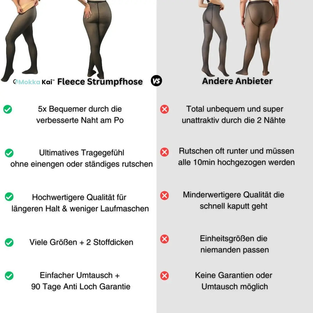 Fleece Strumpfhose | Stilvoller Komfort & Wärme für den Winter MOKKAKAI