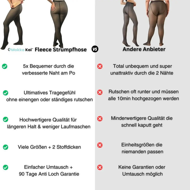 Fleece Strumpfhose | Stilvoller Komfort & Wärme für den Winter MOKKAKAI