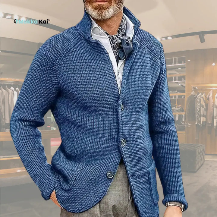 RAPHAEL - ZEITLOSER CARDIGAN MOKKAKAI