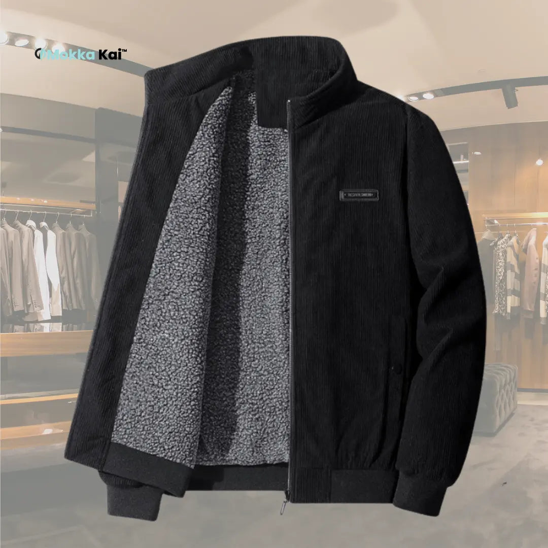 UDO - CORDJACKE MIT FLEECEFUTTER MOKKAKAI