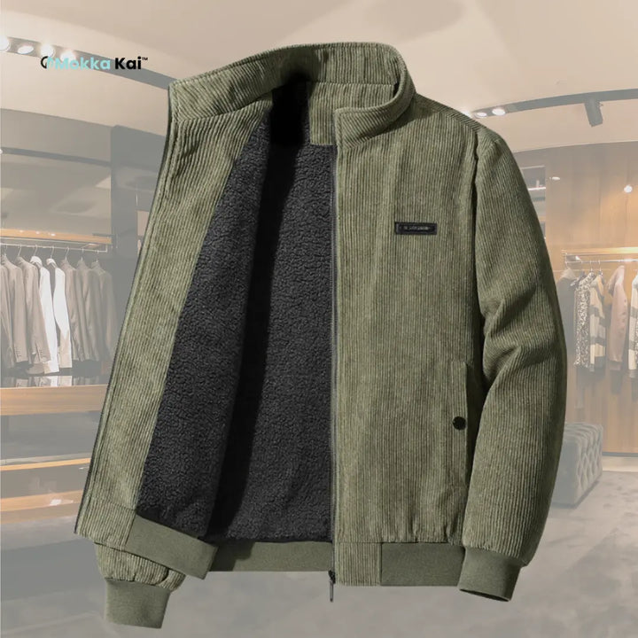 UDO - CORDJACKE MIT FLEECEFUTTER MOKKAKAI