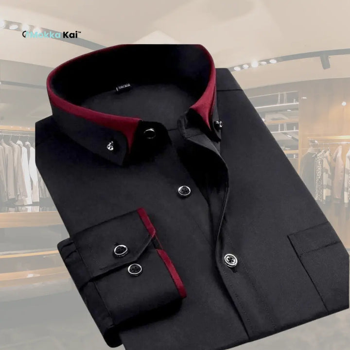 Joris – Klassischs Langarmhemd für Herren MOKKAKAI