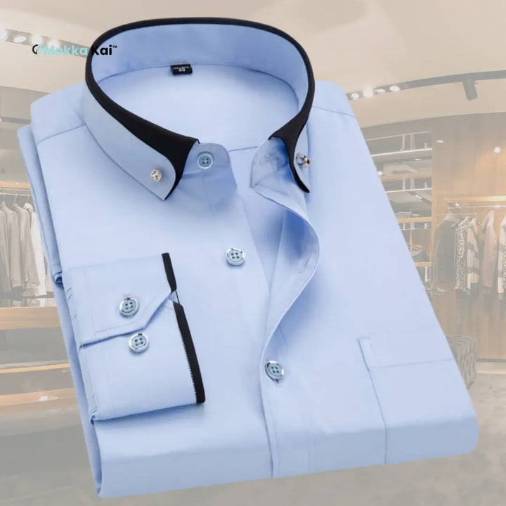 Joris – Klassischs Langarmhemd für Herren MOKKAKAI