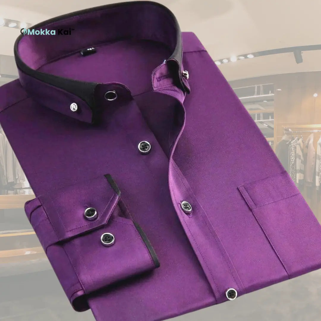 Joris – Klassischs Langarmhemd für Herren MOKKAKAI