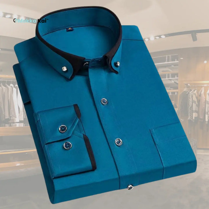 Joris – Klassischs Langarmhemd für Herren MOKKAKAI