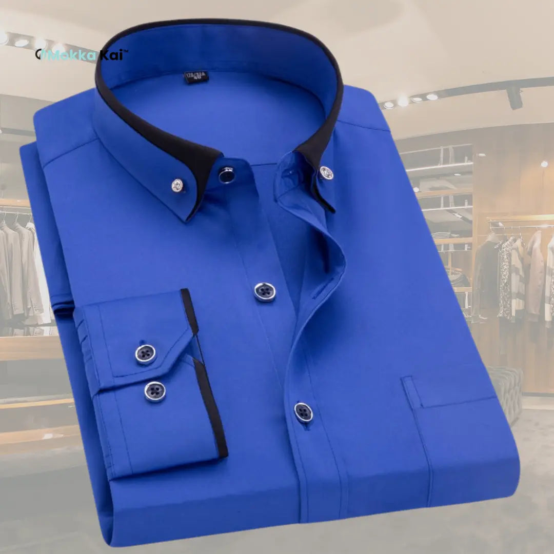 Joris – Klassischs Langarmhemd für Herren MOKKAKAI