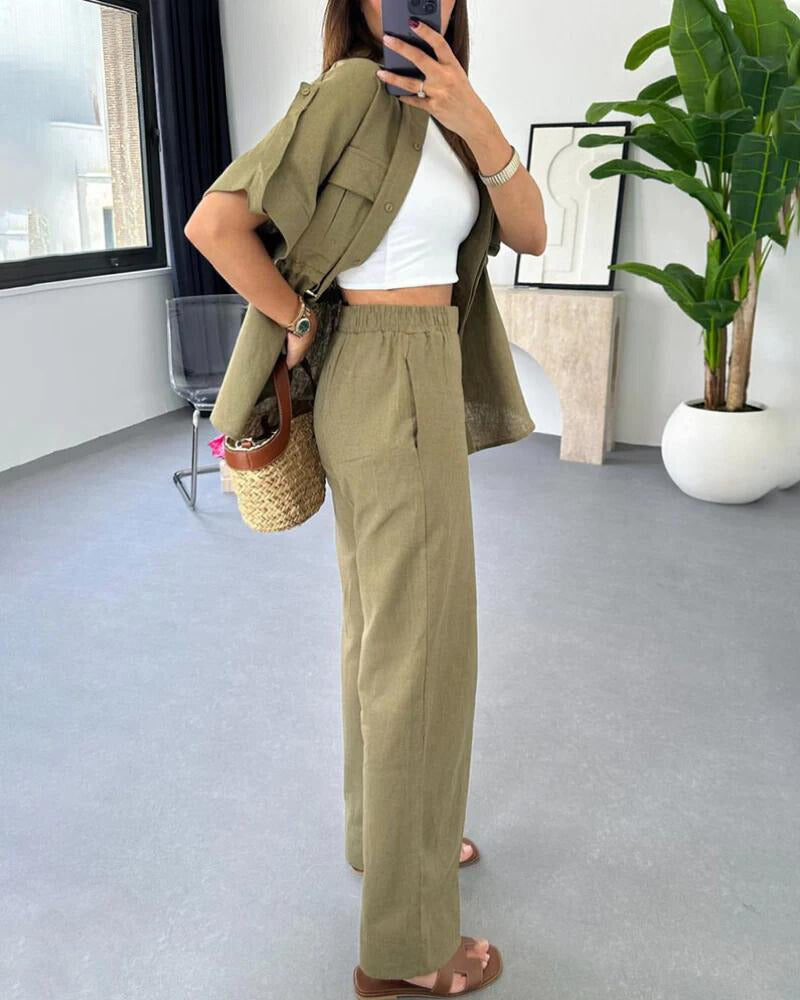 Donna™ | Lässiges 2-teiliges Set MOKKAKAI