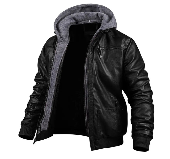 Benjamin - Premium Leder-Winterjacke für Herren MOKKAKAI