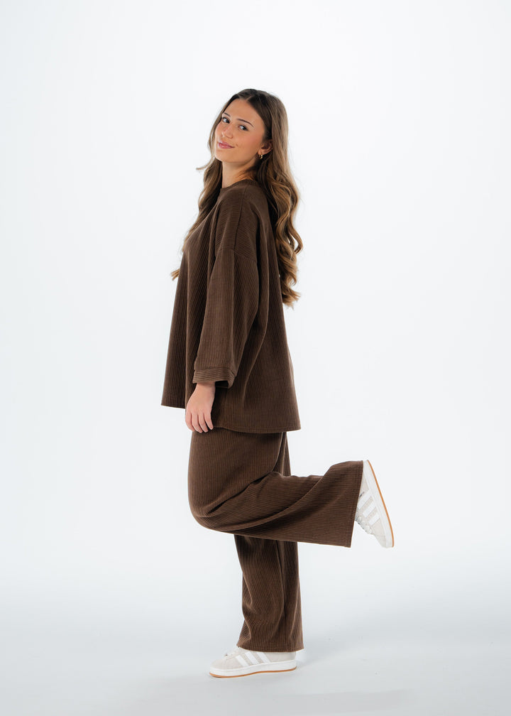 Malia™ – Elegants und bequems Set us Cordstoff MOKKAKAI