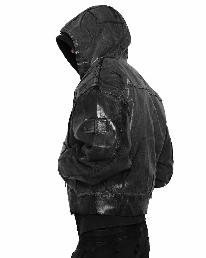 Black Waxed Bomber MOKKAKAI