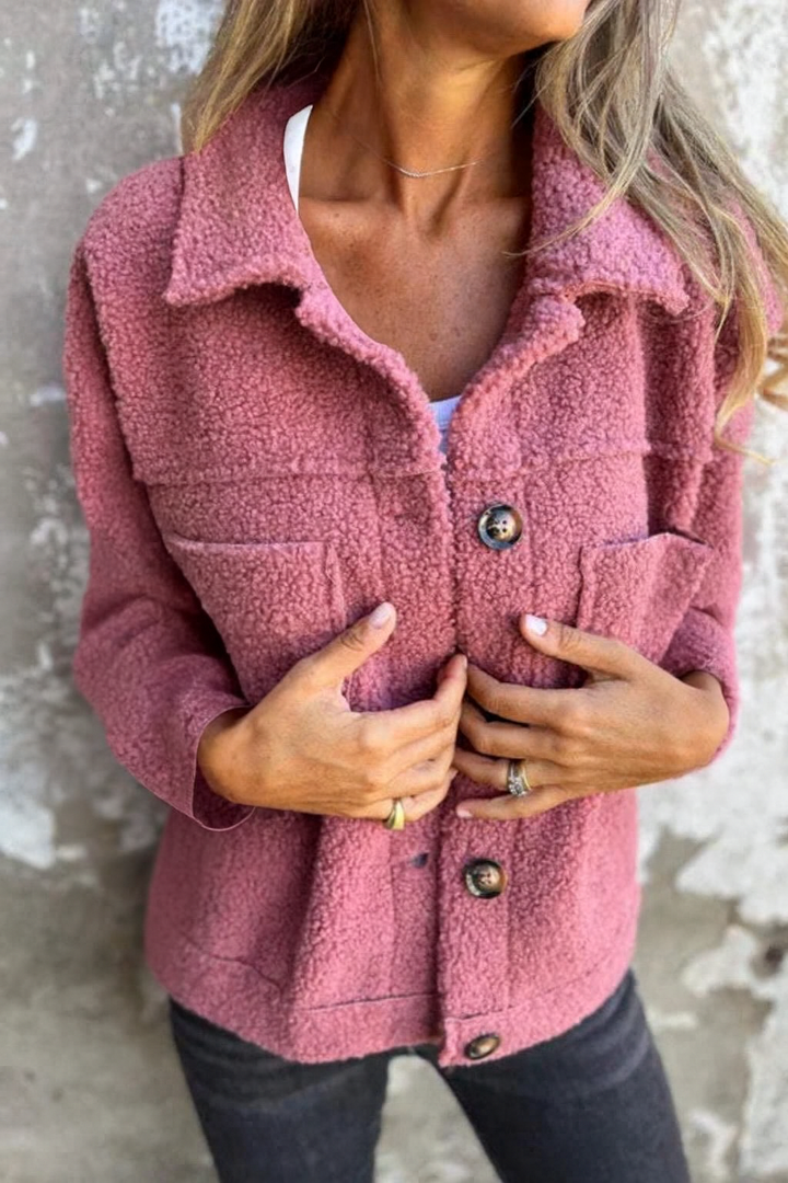 Selvano™ Kurze Jacke mit Revers MOKKAKAI