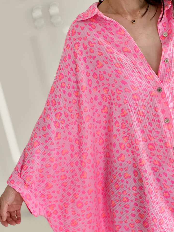 COLORWAVE™ – Oversize Bluse mit Print MOKKAKAI