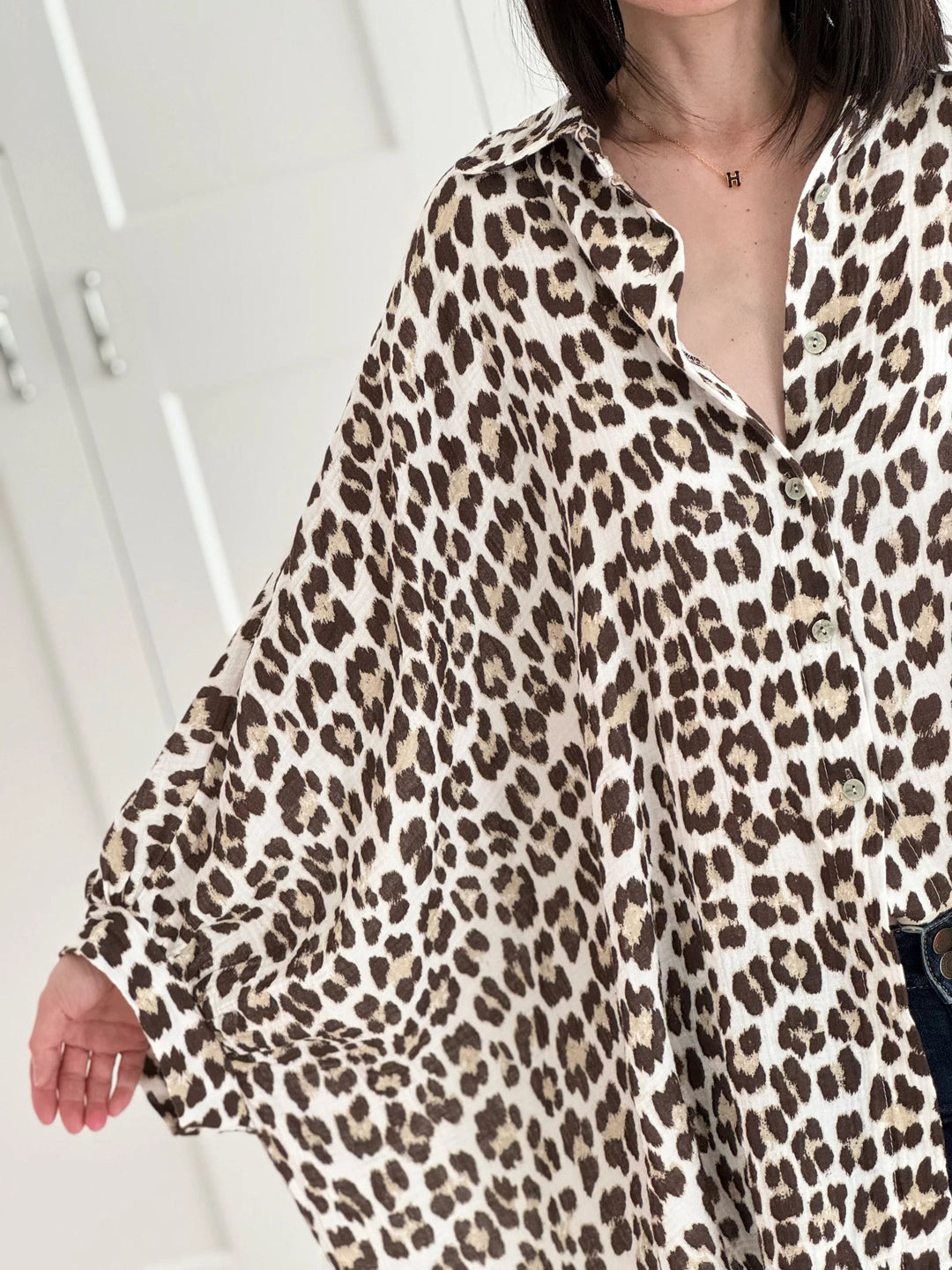 COLORWAVE™ – Oversize Bluse mit Print MOKKAKAI