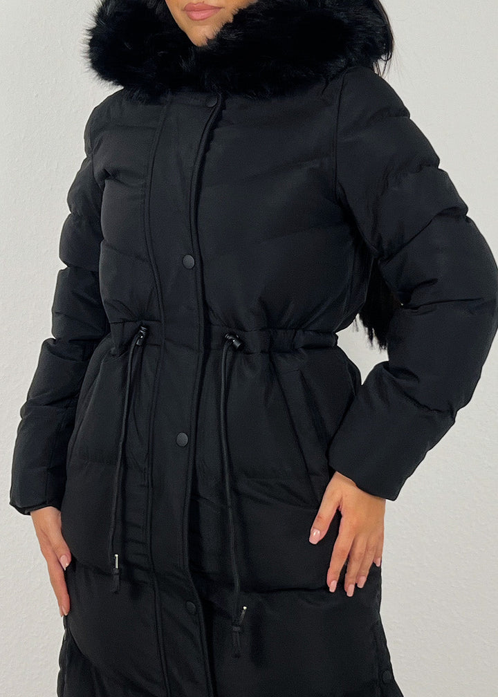 Lorenzo Langer Parka mit Kunstfell MOKKAKAI