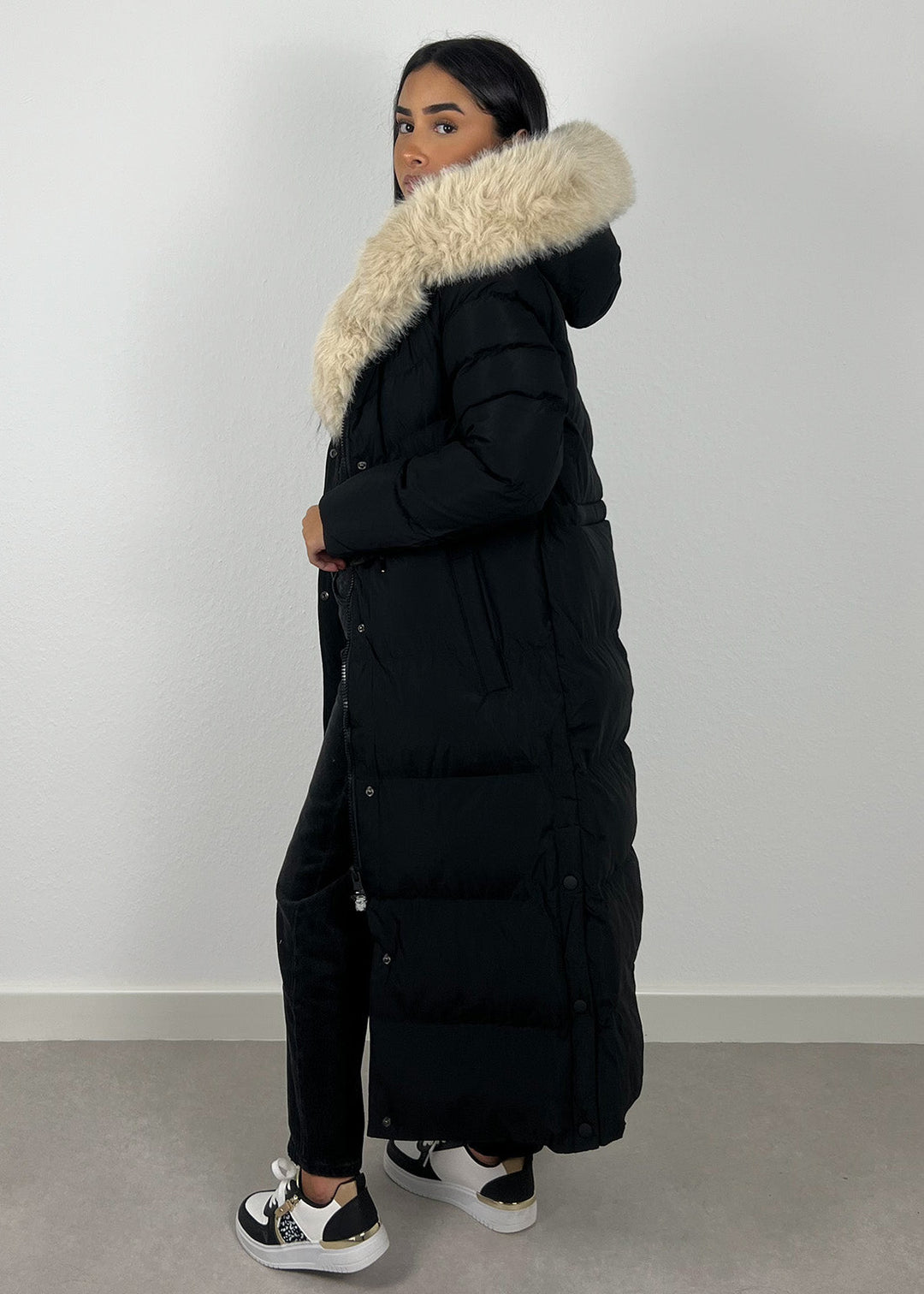 Lorenzo Langer Parka mit Kunstfell MOKKAKAI