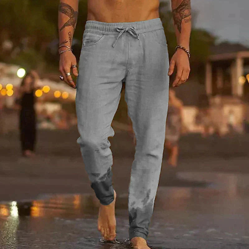 Pantalon de plage en lin MOKKAKAI